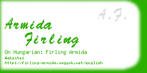 armida firling business card